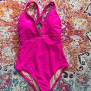 Kona Sol Pink Women's One Piece Swimsuit